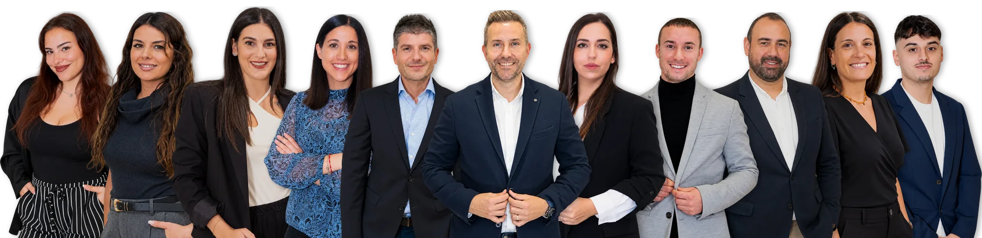 Parte del equipo de Asesoría Arribas, gestoría en Badalona