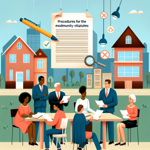 Procedimientos para la Modificación de Estatutos Comunitarios